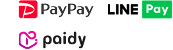 PayPay/LINEPay/GooglePay/UnionPay/PayPal/ALIPAY/ApplePayが利用できます